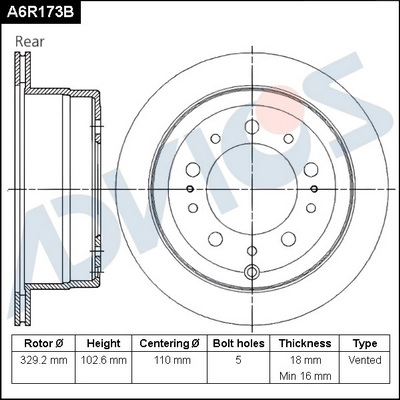 A6R173B