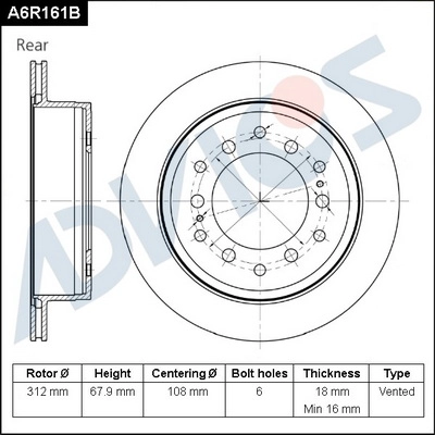 A6R161B