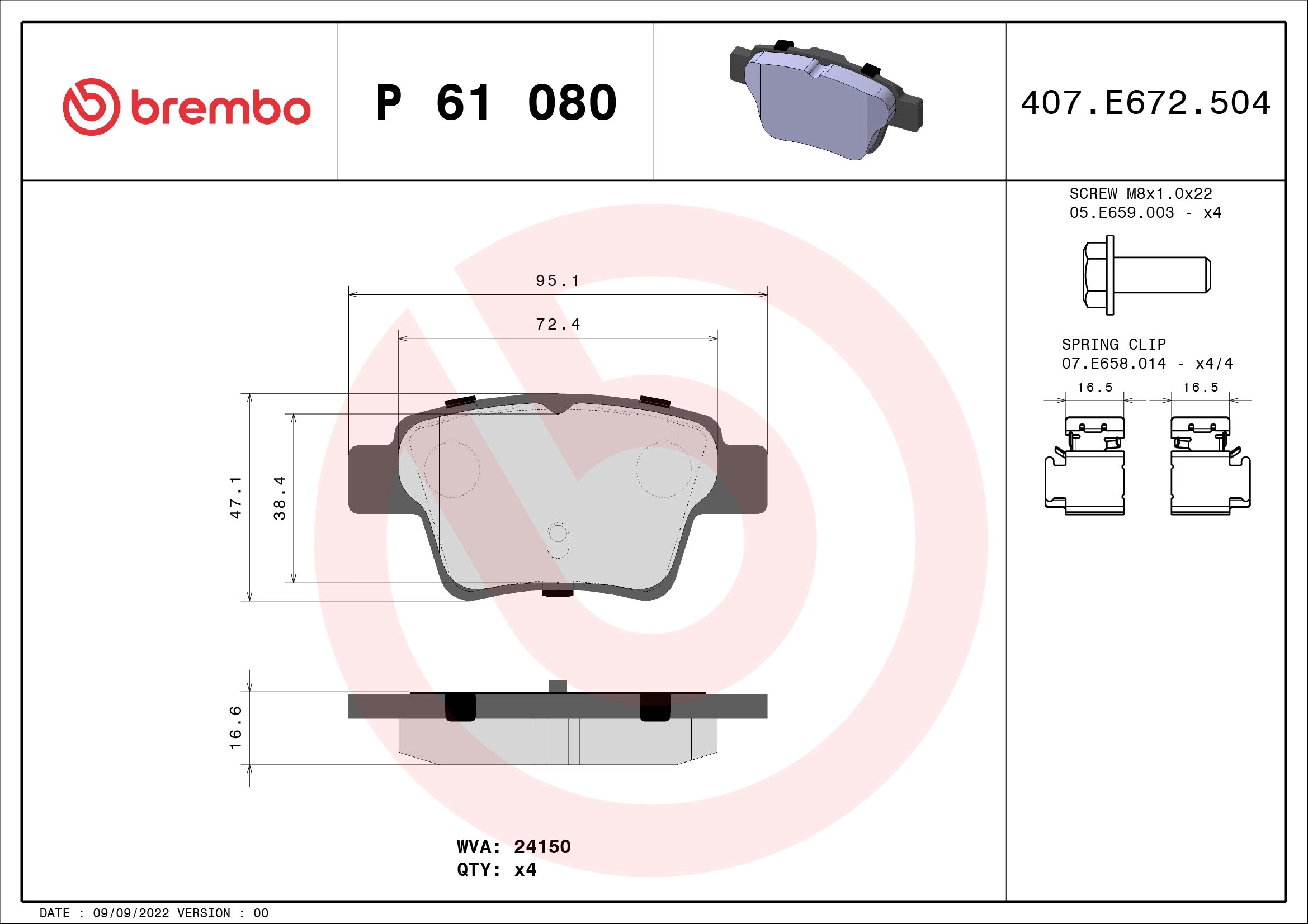 P 61 080