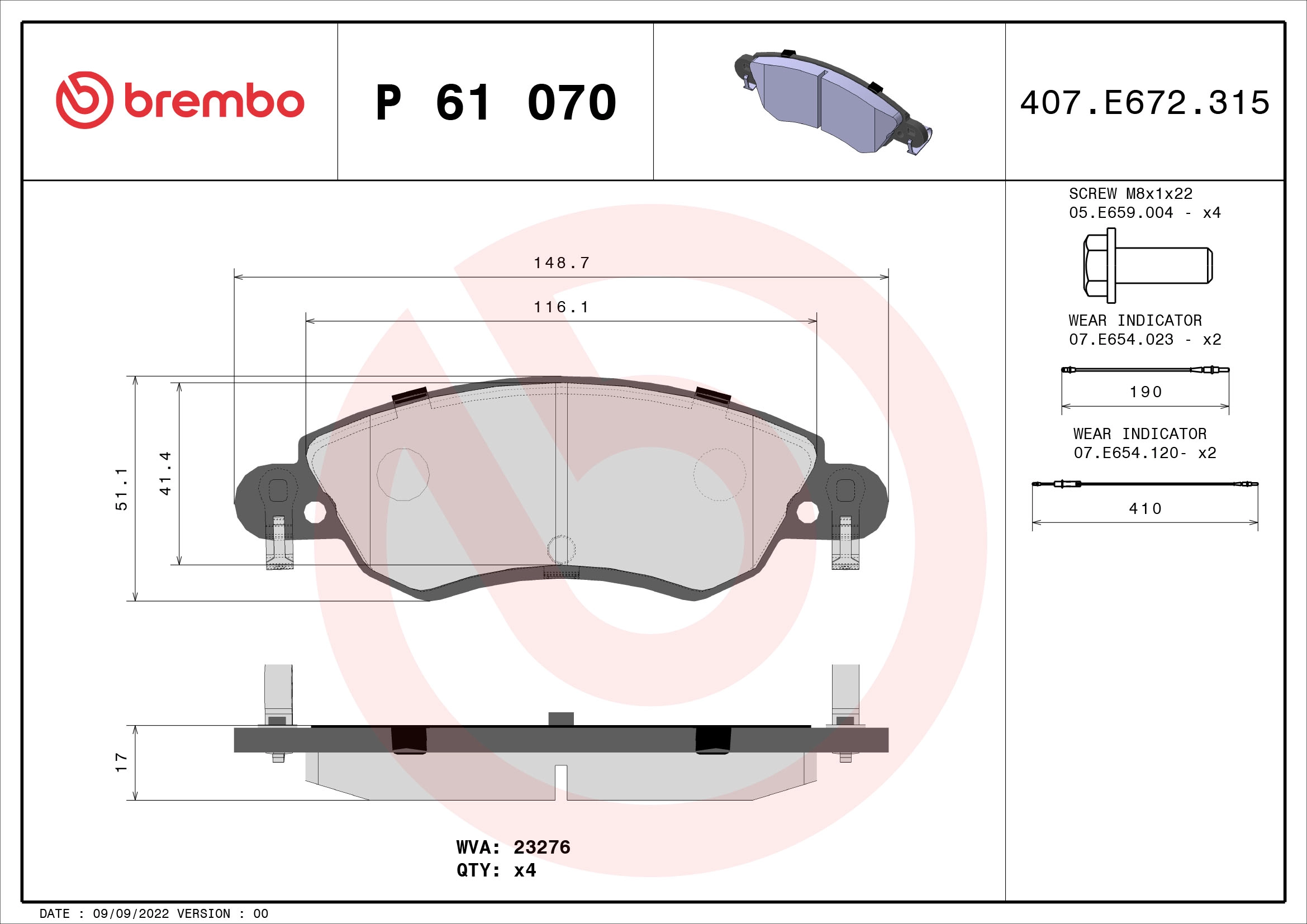 P 61 070