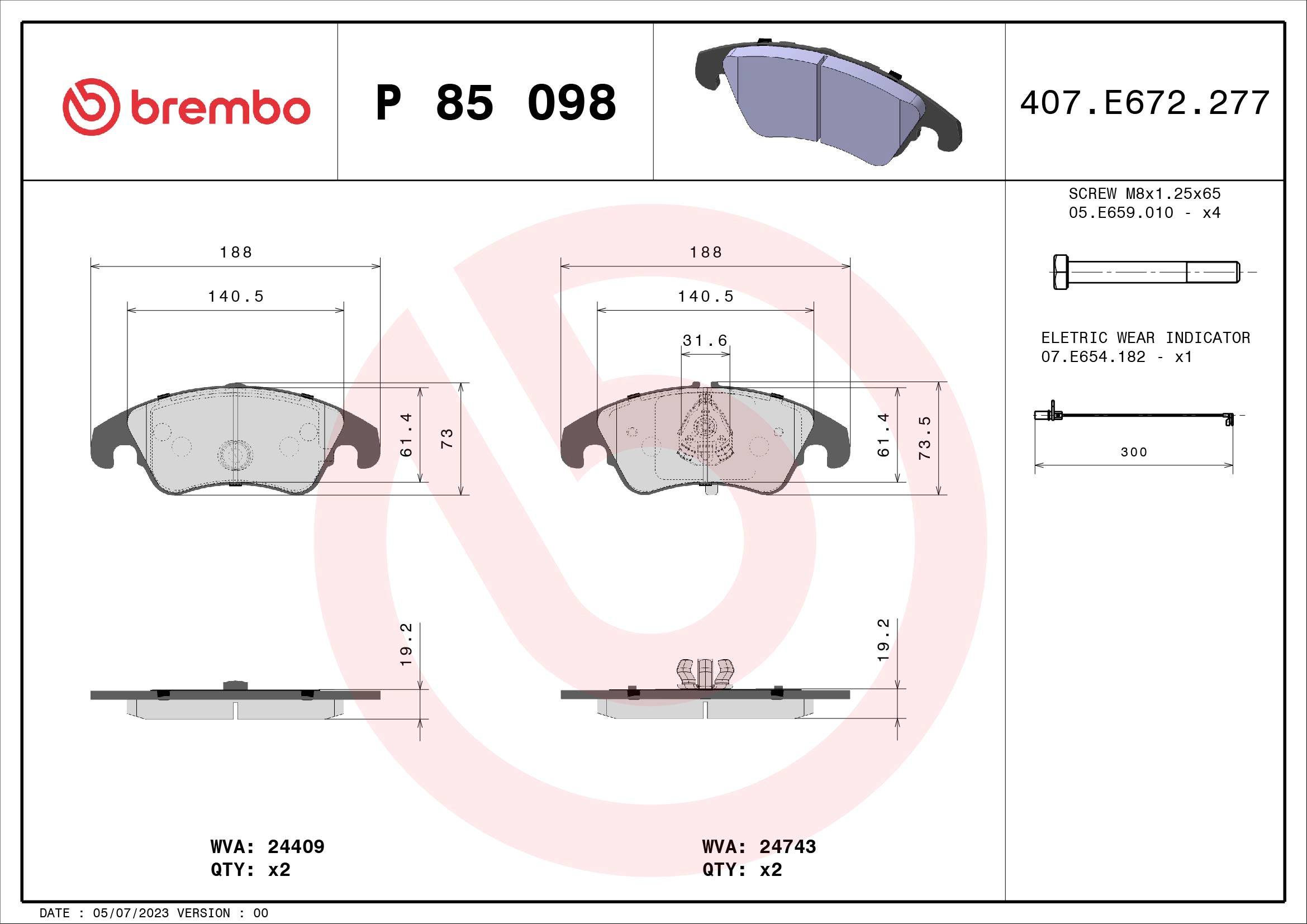 P 85 098