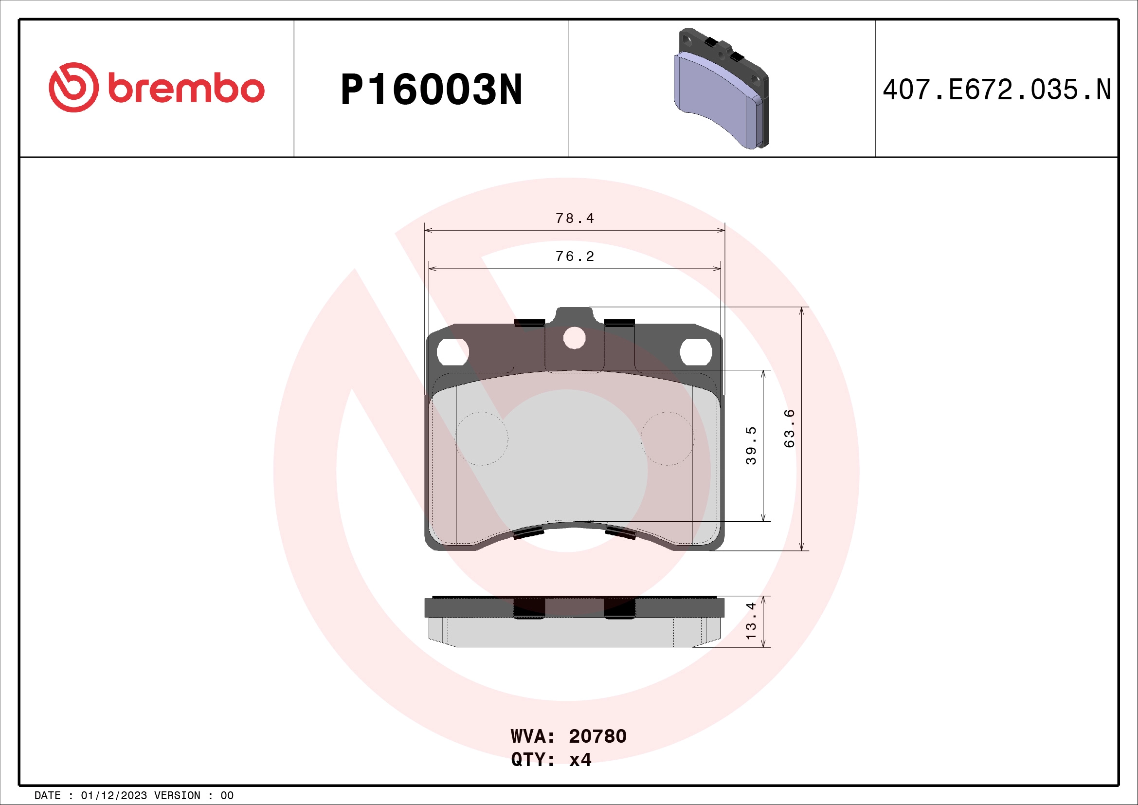 P16003N