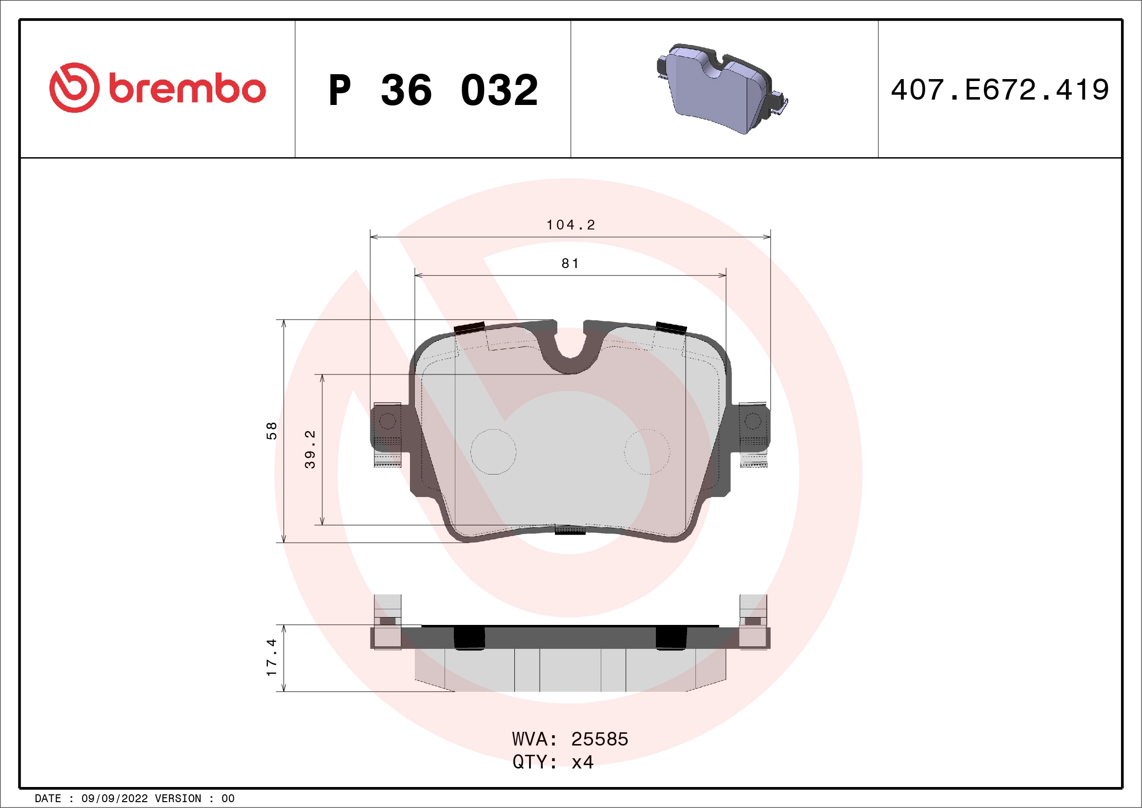 P 36 032