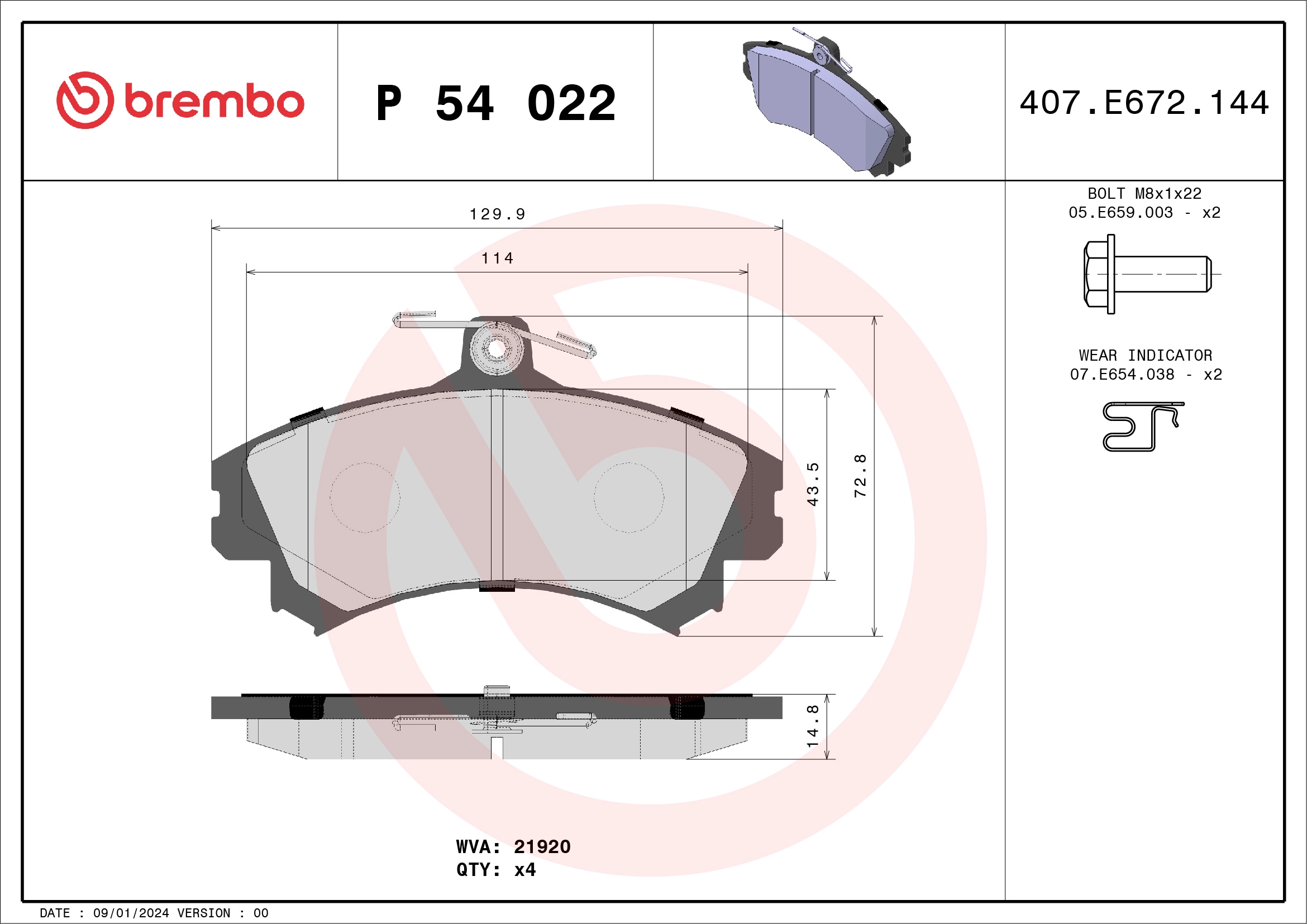 P 54 022