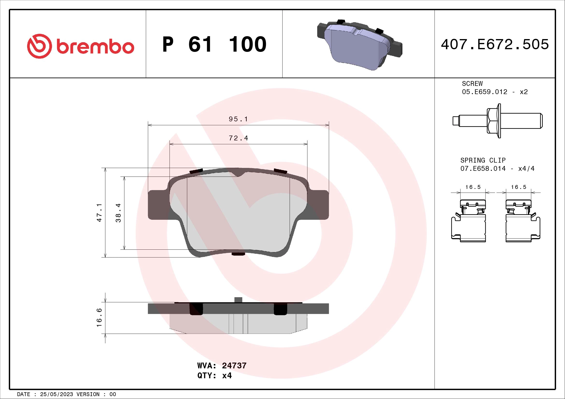 P 61 100