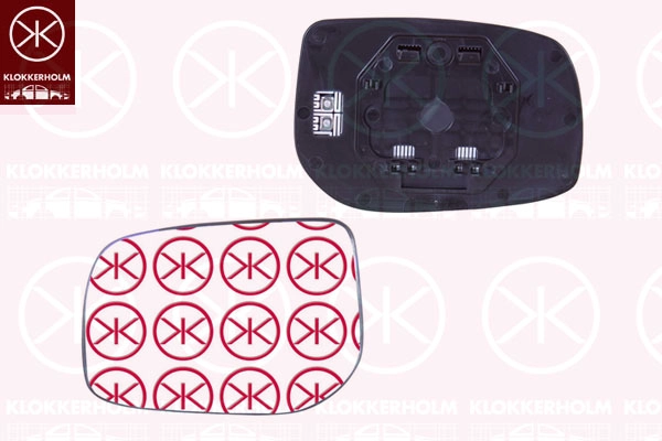 Зеркальное стекло, наружн. зерк. (R) *KLOKKER* 6102-02-1232217P  // 336-0057-1  OYOTA YARIS XP90